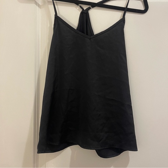 SIZE S | Women Satin PJ Set in Black - Picture 2 of 3